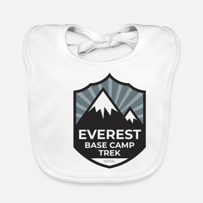 Mount Everest Base Camp Trek - Nepal Organic Baby Bibs