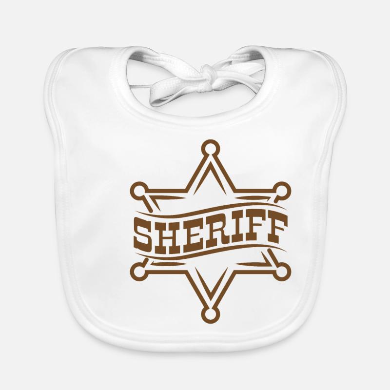 Sheriff Stern Baby Bio-Lätzchen
