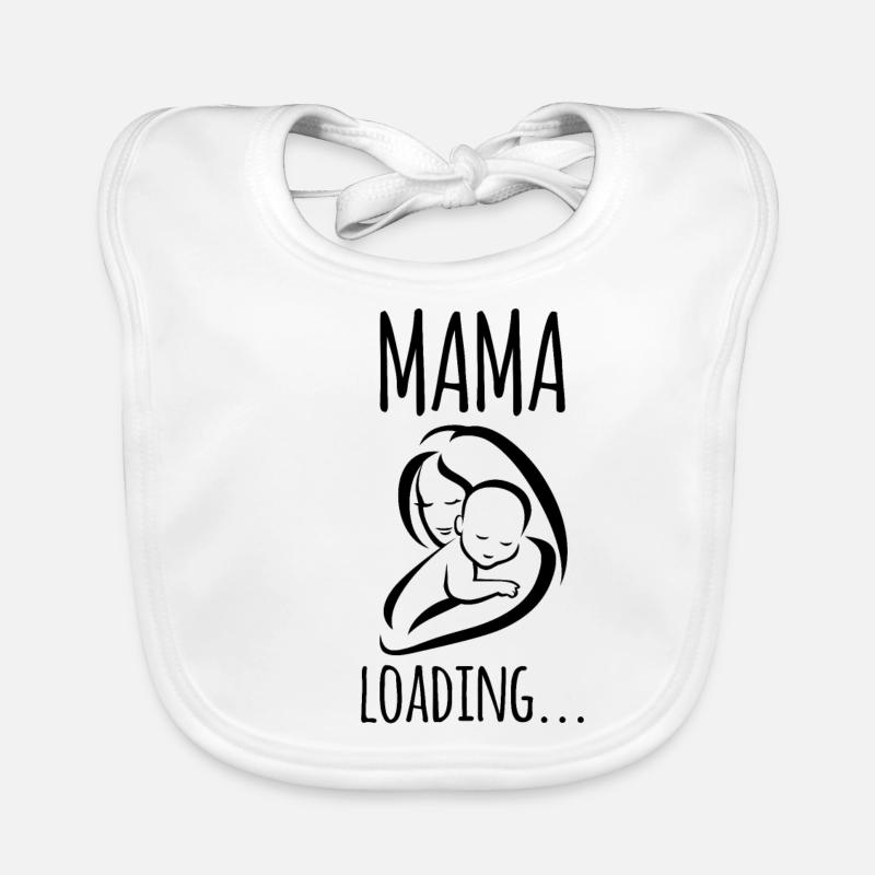 Maman 2019 loading mami naissance bébé Bavoir bio Bébé