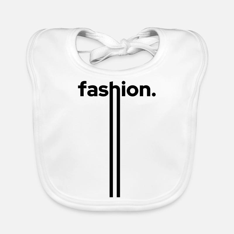 rayures de mode tendance à pois Bavoir bio Bébé