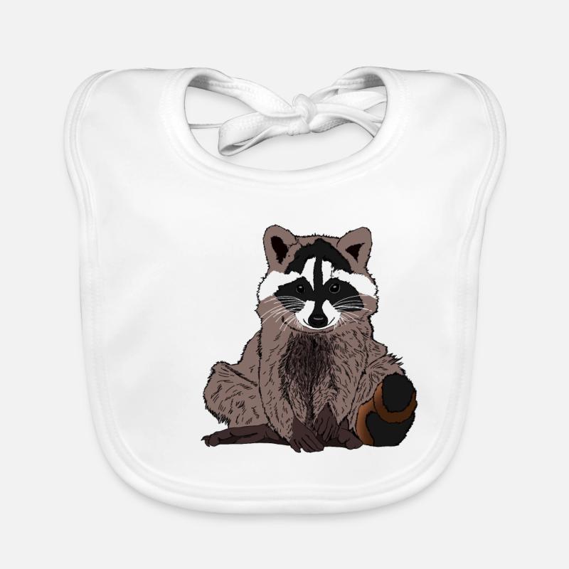 excellente idée cadeau raton laveur pour les ratons laveurs mignons Bavoir bio Bébé