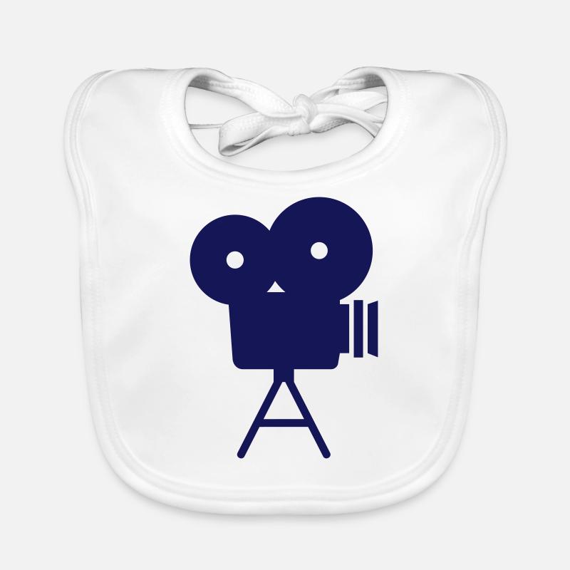 Camera Organic Baby Bibs