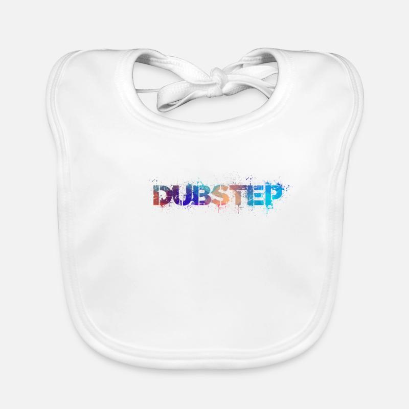 Dubstep Spray Tagg Musikshirt Geschenkidee Baby Bio-Lätzchen