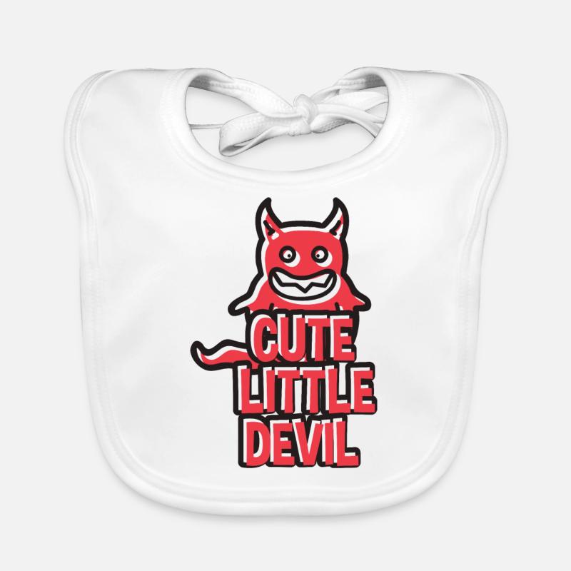 Cute Little Devil Bavoir bio Bébé