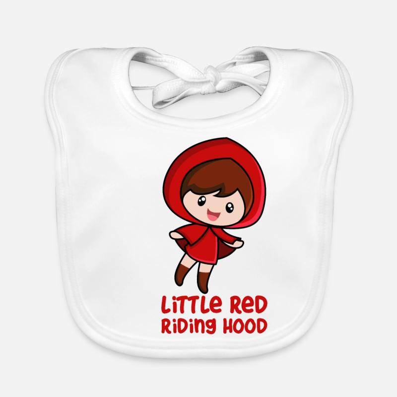 Petit chaperon rouge Bavoir bio Bébé