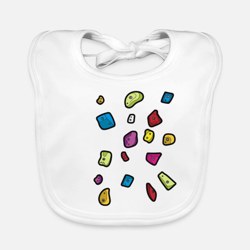 Boulder Bouldering Climbing Handles Climbing Hall Organic Baby Bibs