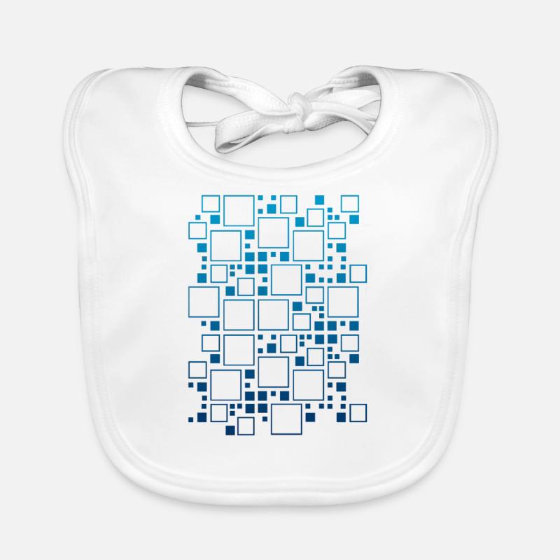 abstract Organic Baby Bibs