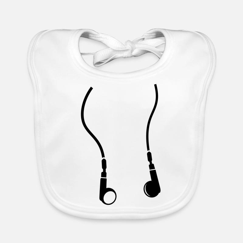 des écouteurs Bavoir bio Bébé