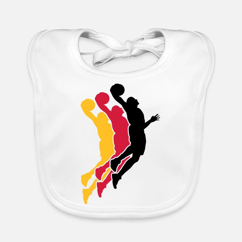 basketball Organic Baby Bibs