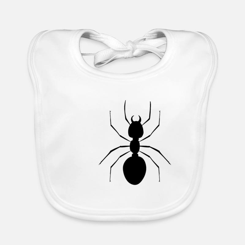 Fourmi fourmi insecte nature - Bavoir bio Bébé - blanc