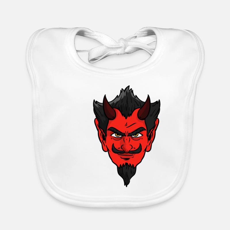 Devil Face Organic Baby Bibs