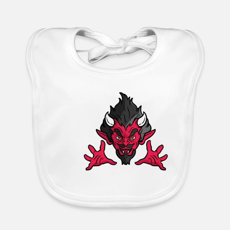 Devil Face Organic Baby Bibs