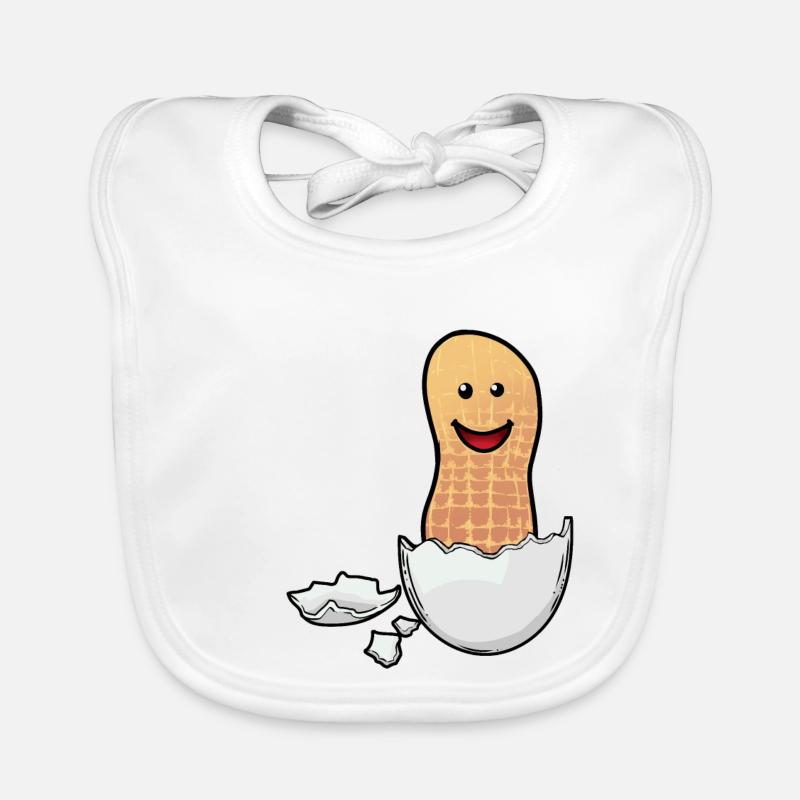 Peanut Baby EggShell Fantasy Happy Easter Egg Organic Baby Bibs