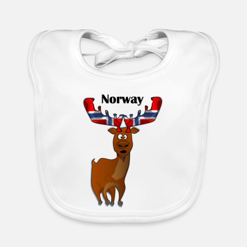 Norway Elg Organic Baby Bibs