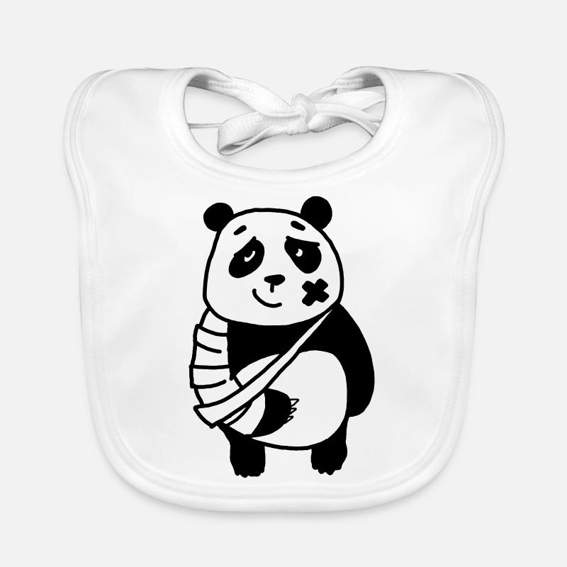 Bras cassé Panda Bavoir bio Bébé
