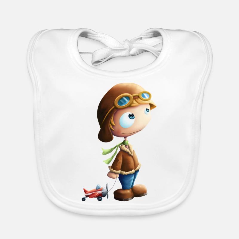 aviateur Bavoir bio Bébé