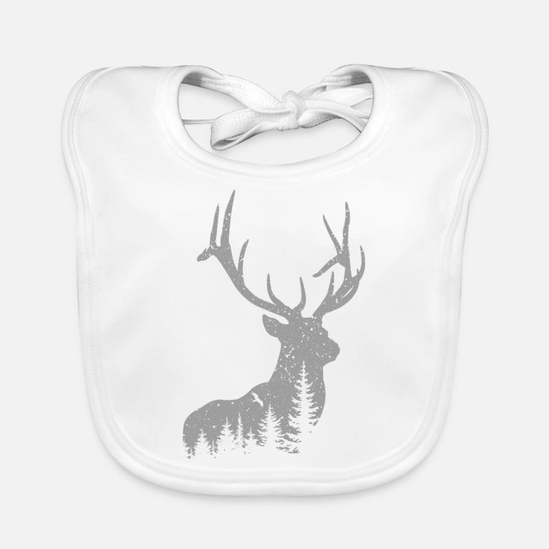 Cerf Bavoir bio Bébé