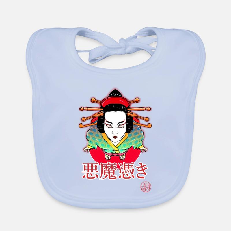 Akumatsuki choses étranges et geisha Bavoir bio Bébé