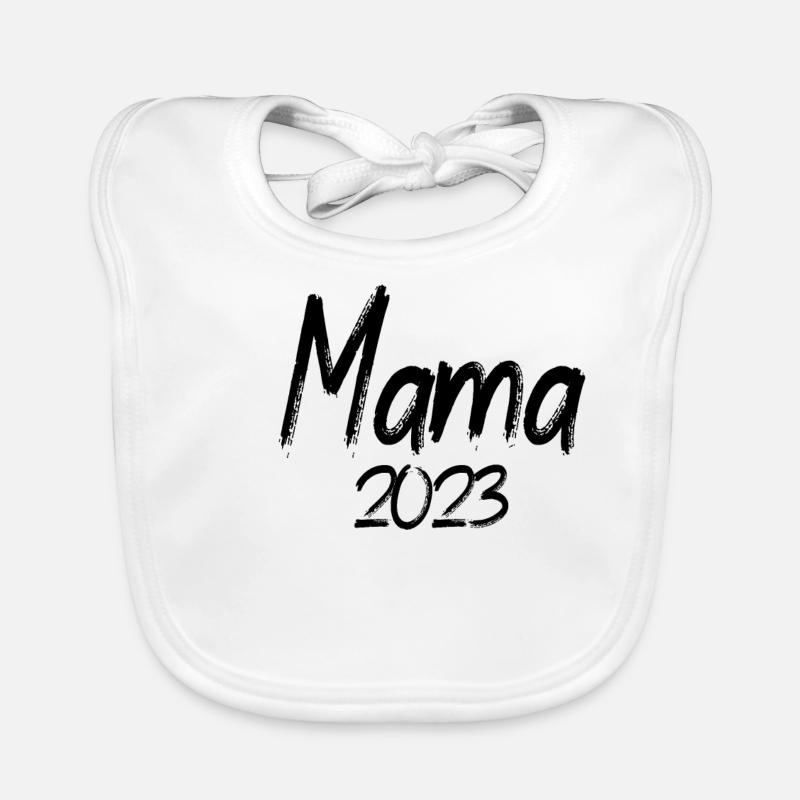 Futura mamma 2023 Bavaglino ecologico per neonato