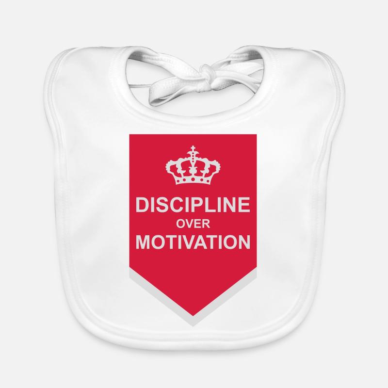 Citation de discipline sur la motivation Bavoir bio Bébé