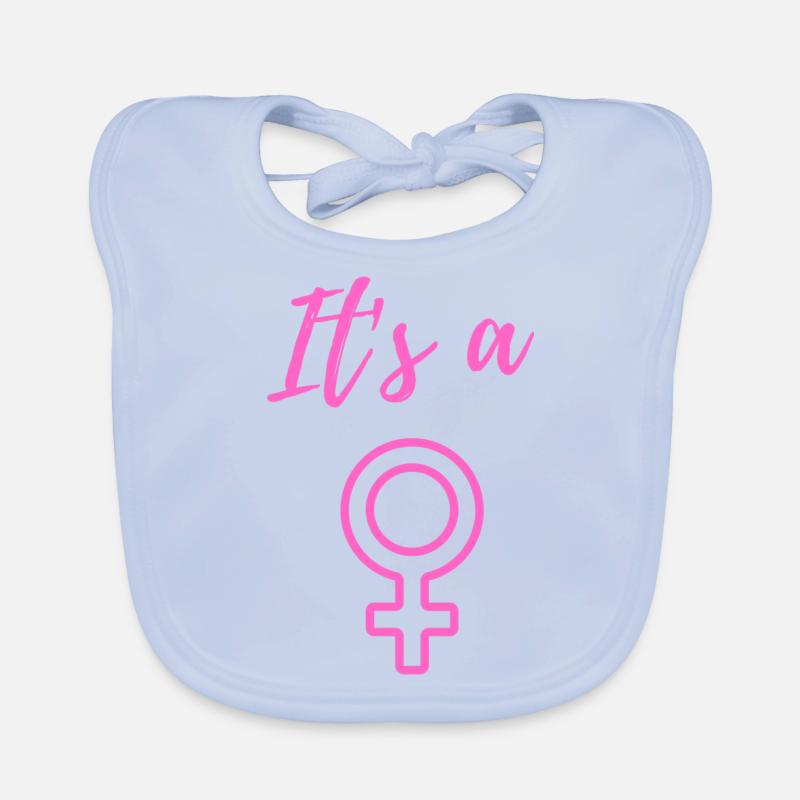 Annonce de bébé - Filles - Grossesse Bavoir bio Bébé