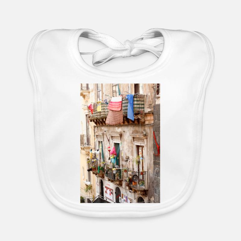 Catane; Sicile Bavoir bio Bébé