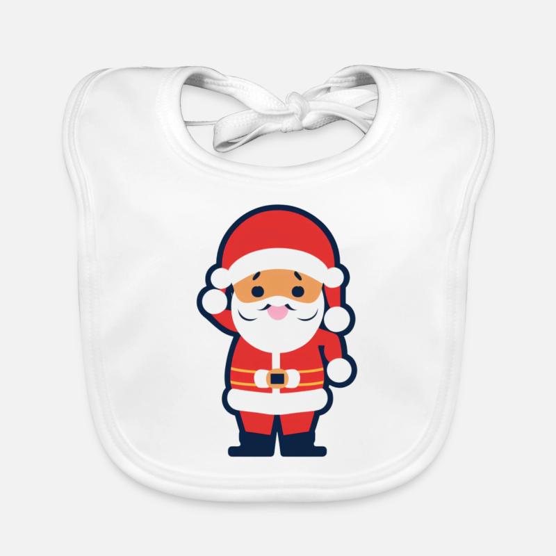 Père noël Bavoir bio Bébé