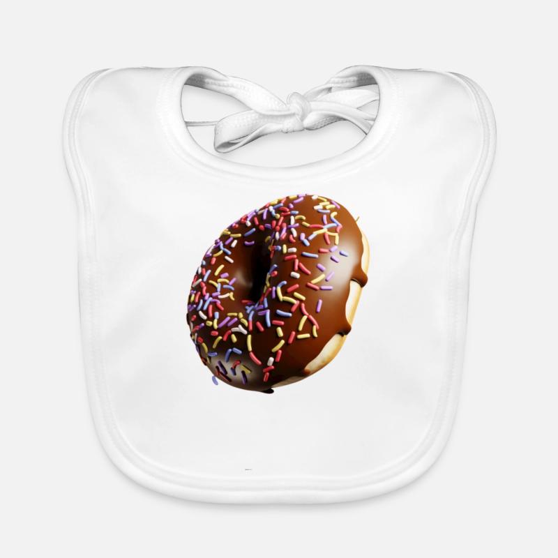 Donut 3d Baby Bio-Lätzchen