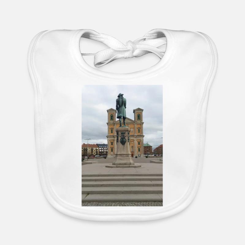 Der König vor der Friedrichskirche Baby Bio-Lätzchen