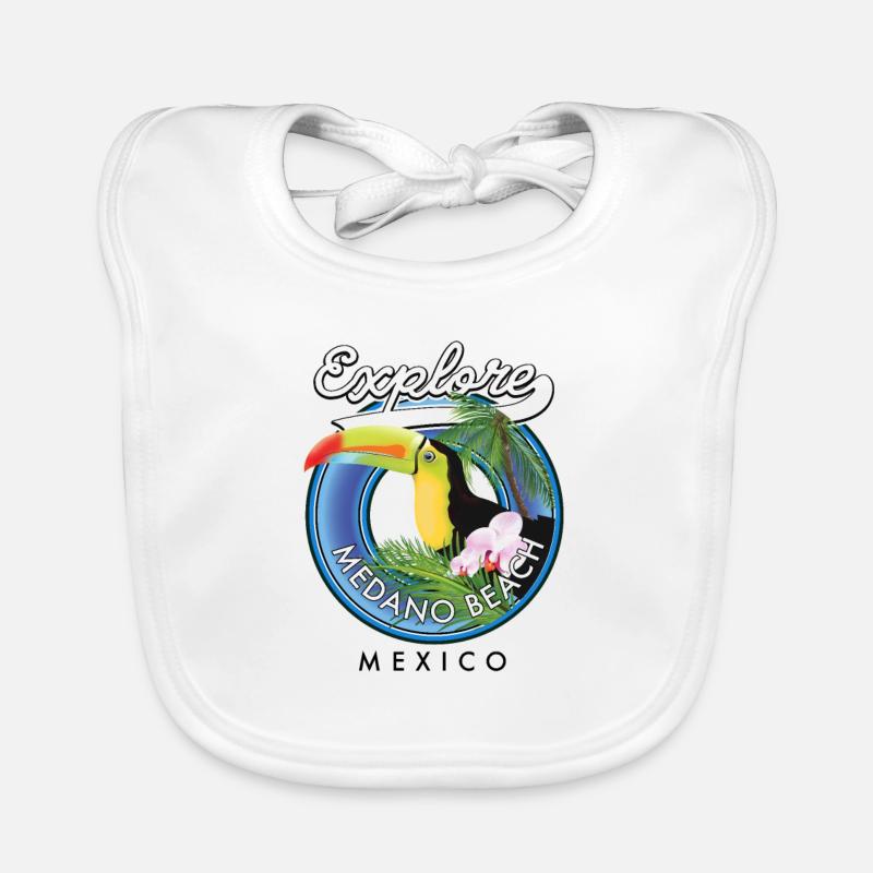 Explorez Medano Beach Mexico Bavoir bio Bébé