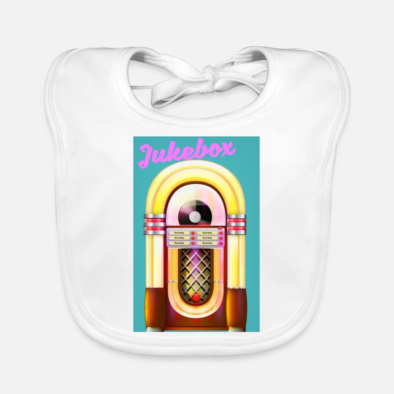 1950er Jukebox Baby Bio-Lätzchen
