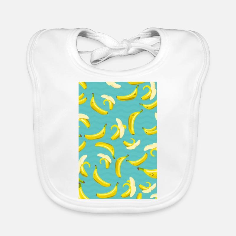 Banana pattern Organic Baby Bibs