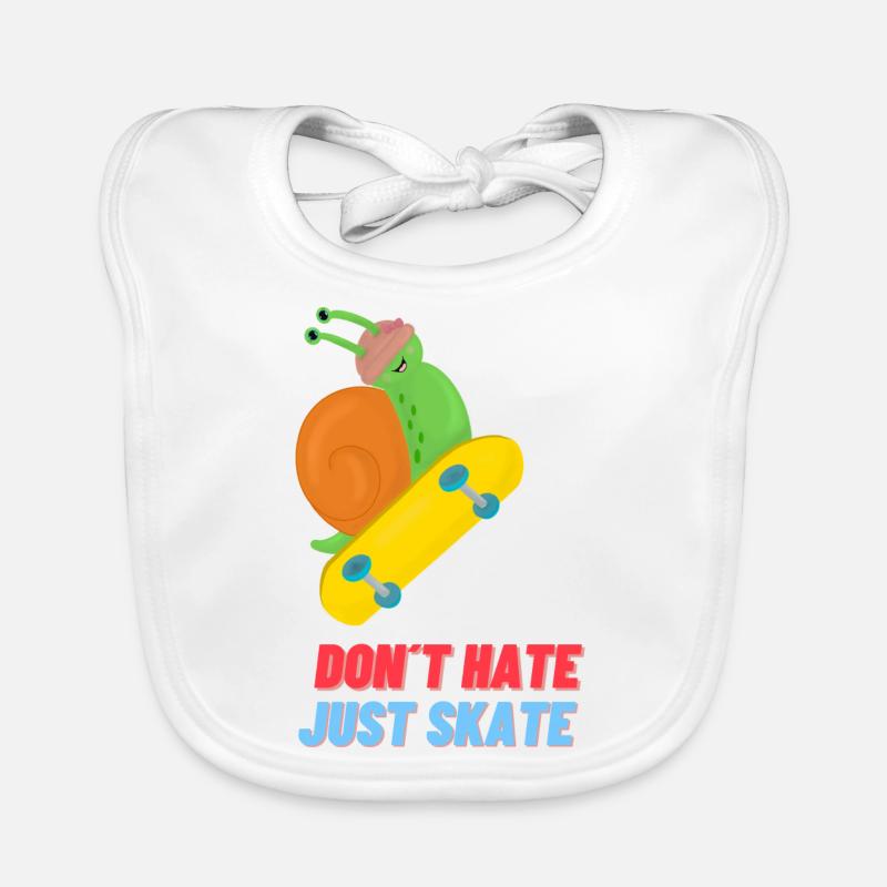 Ne détestez pas juste patiner Bavoir bio Bébé
