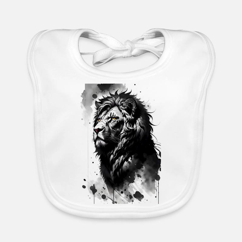 Lion Organic Baby Bibs