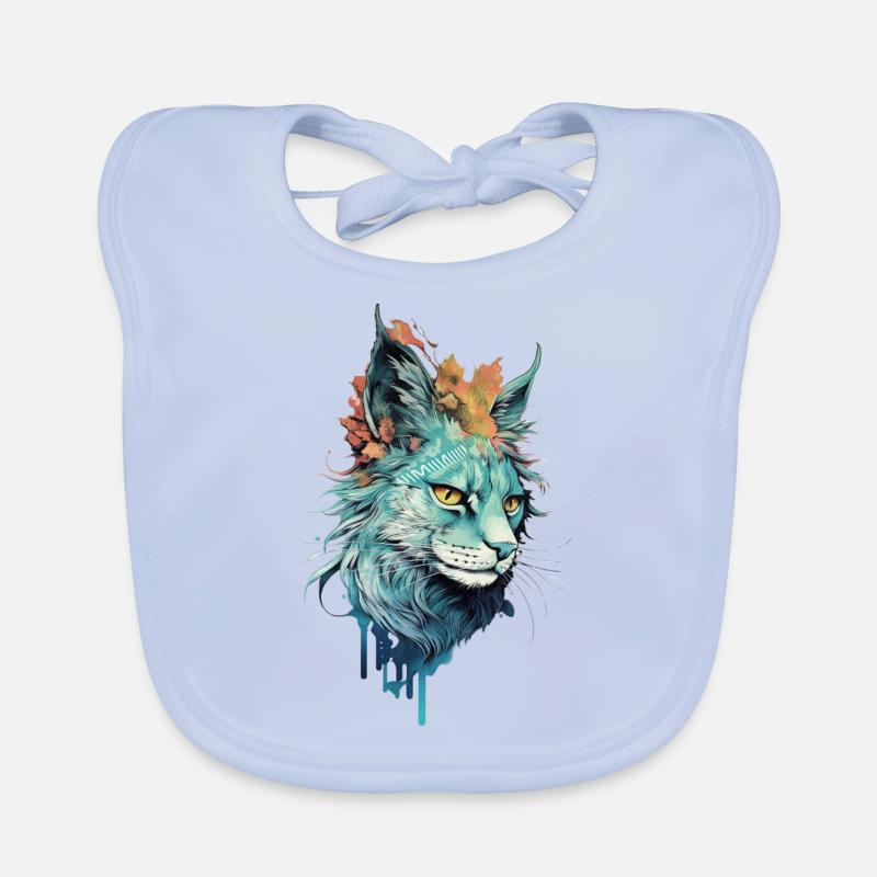 Chat voleur Bavoir bio Bébé