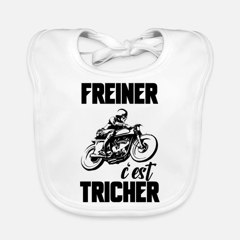 freiner c'est tricher Bavoir bio Bébé