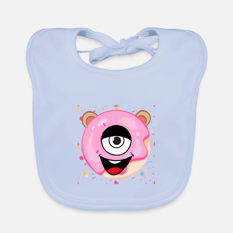 Cyclope doux Bavoir bio Bébé