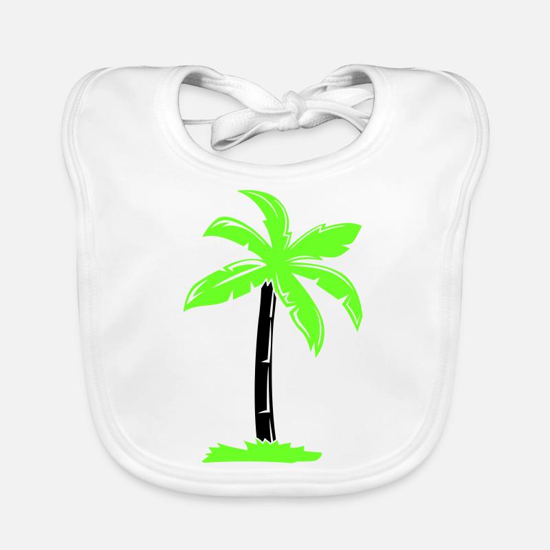 palm tree Organic Baby Bibs