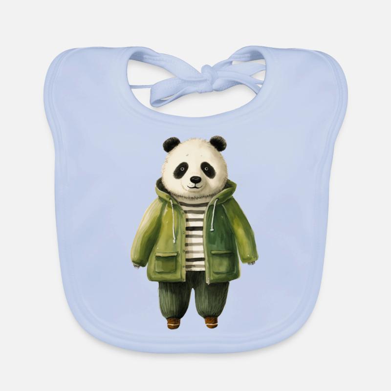 Bamboo Panda Magic Shirt - Vibrant & Unique Organic Baby Bibs