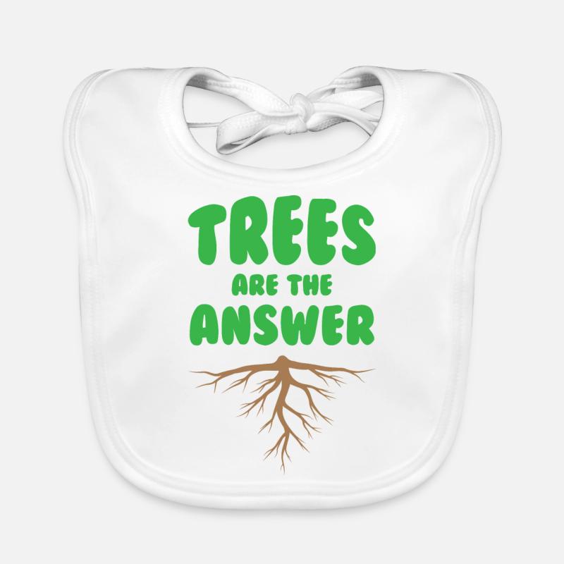 Trees Are The Answer Organic Baby Bibs