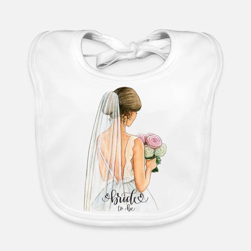 Bride to be Organic Baby Bibs