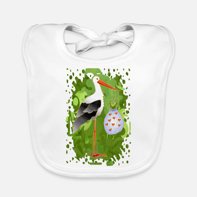 Storchenvogel Baby Bio-Lätzchen