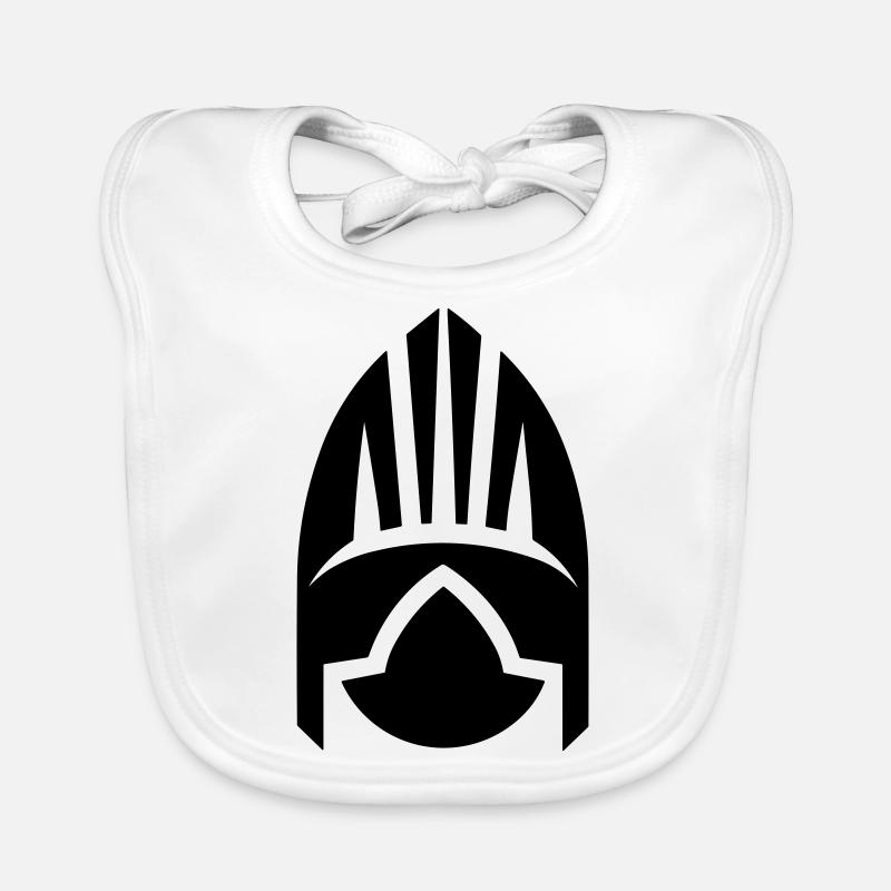 Wikingerhelm Krieger Baby Bio-Lätzchen