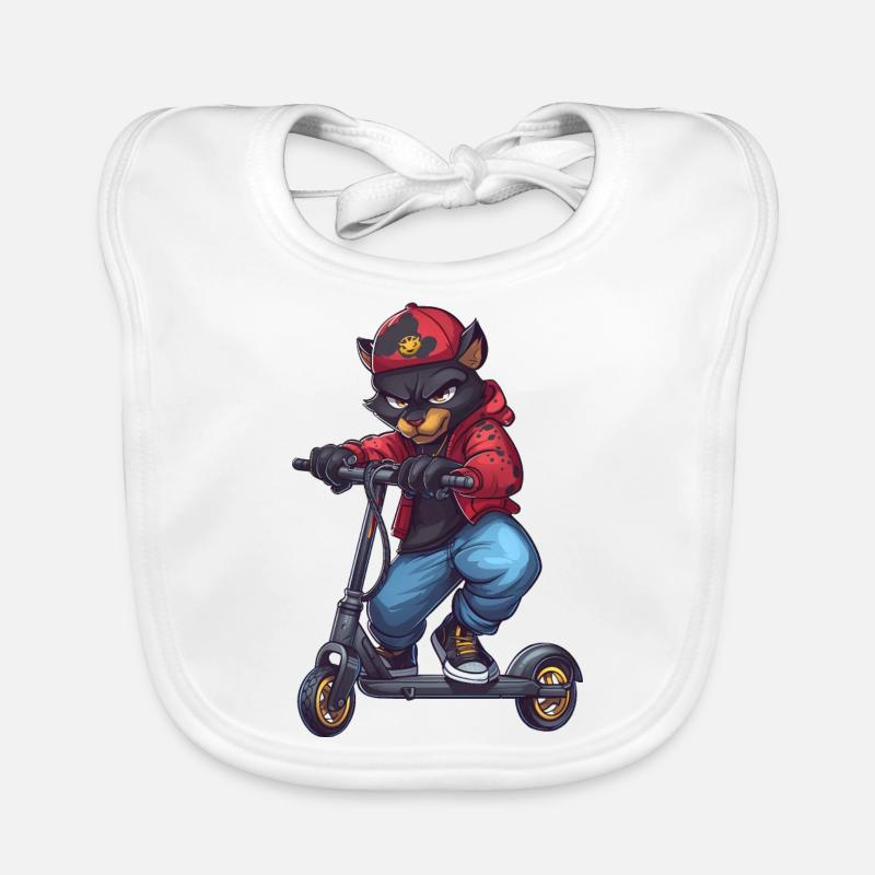 Panther Roller Baby Bio-Lätzchen