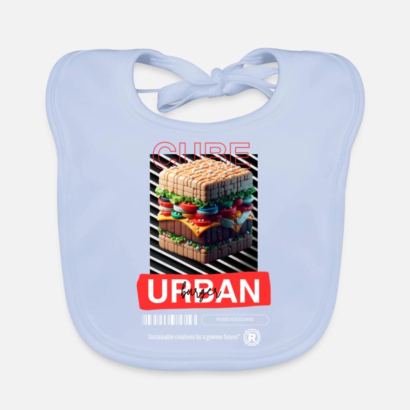 cube burger Baby Bio-Lätzchen