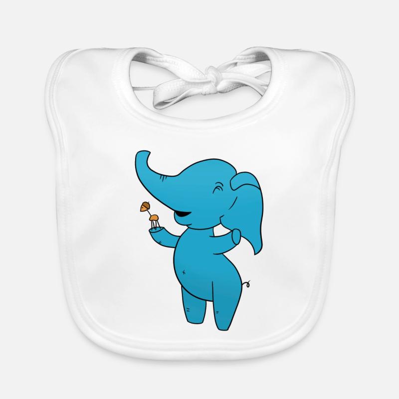 Châtaignier éléphant Bavoir bio Bébé