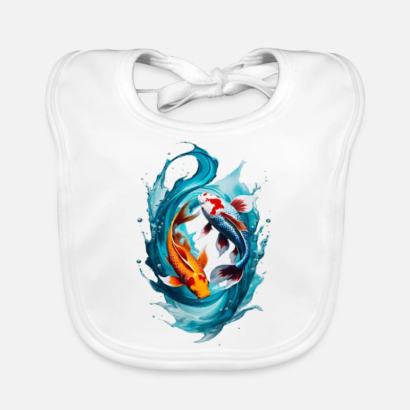 Pisces Organic Baby Bibs