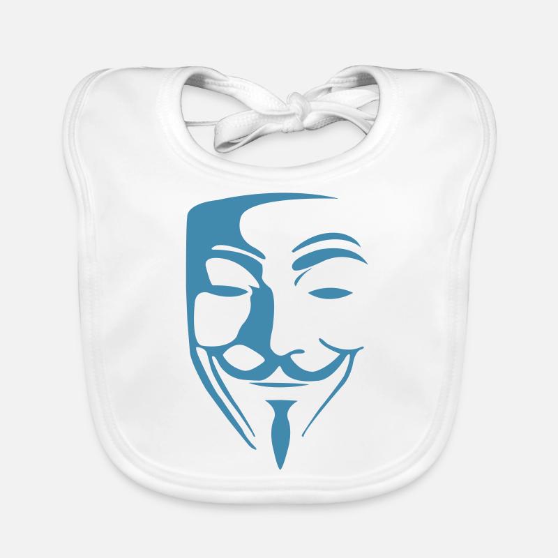 Anonymous Mask Organic Baby Bibs