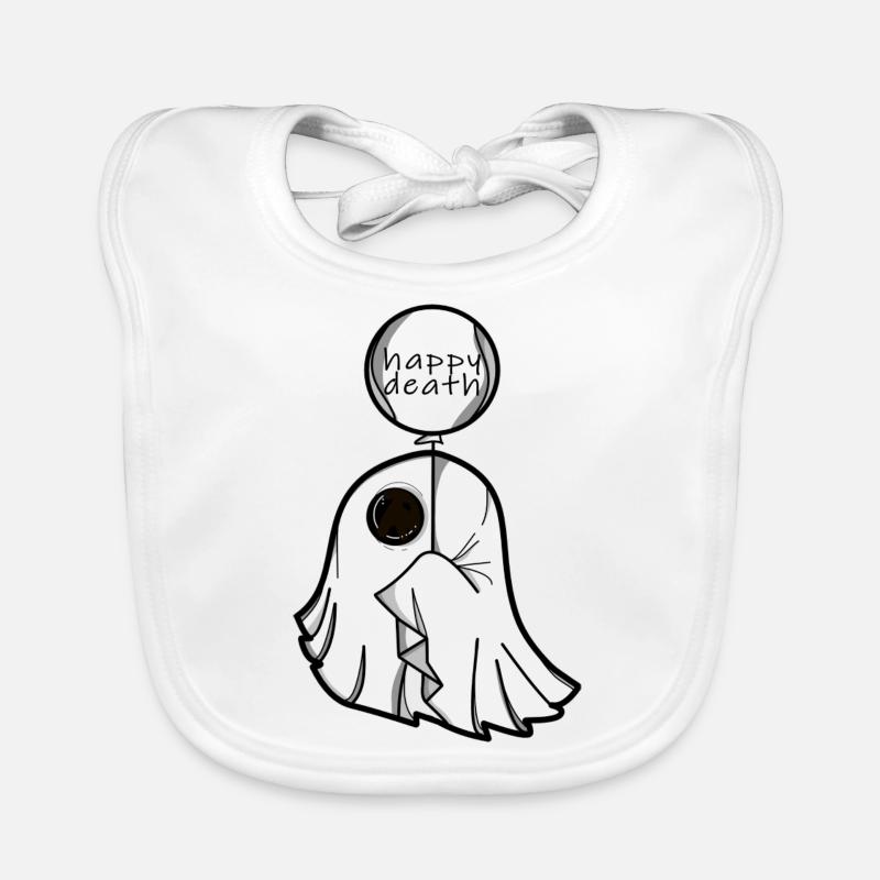 Joyeux sprite de ballon d’Halloween Bavoir bio Bébé