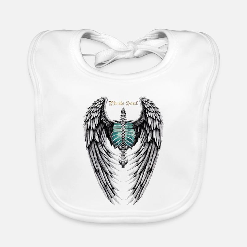 WINGS PIRATE Organic Baby Bibs
